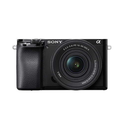 Sony Alpha ILCE 6100K 24.2 MP Mirrorless Digital SLR Camera with SELP16502 Power Zoom Lens | APS-C Sensor | Fast Auto Focus,Real-time Eye AF,Real-time Tracking | 4K Vlogging Camera - Black