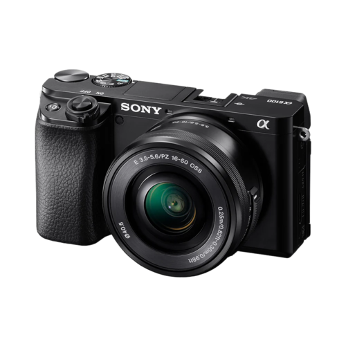 Sony Alpha 6100 APS-C Camera with fast AF (ILCE-6100L) | 24.2 MP Mirrorless Camera, 11 FPS, 4K/30p, with a 16-50mm Power Zoom lens