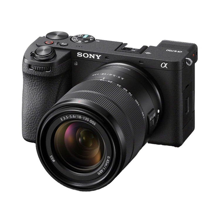 Sony Alpha ILCE-6700M APS-C Interchangeable-Lens Mirrorless Camera (Body + 18-135 mm Power Zoom Lens) | Made for Creators | 26.0 MP | Artificial Intelligence based Autofocus | 4K 60p Recording - Black