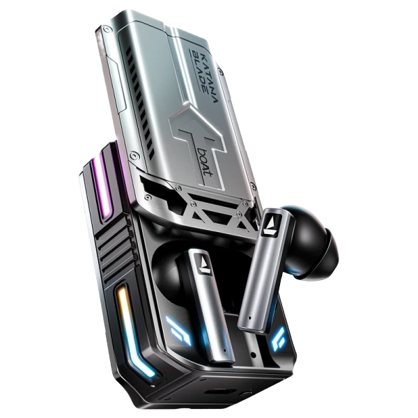 boAt Immortal katana Blade 2.0 Bluetooth Gaming Wireless Earbuds with BEAST™Mode, Dynamic RGB LEDs, 70 Hours Playback