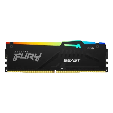 Kingston Fury Beast RGB EXPO 16GB (16GBx1) DDR5 5200MHz Desktop RAM (Black)