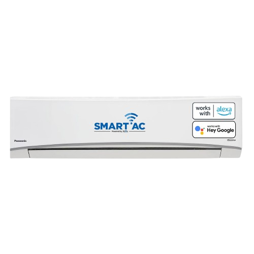 Panasonic 1.5 Ton 3 Star Hot & Cold Wi-Fi Inverter Smart Split AC (Copper Condenser, 7 in 1 Convertible with True AI Mode, 2 Way Swing, PM 0.1 & Ag Clean Plus Air Purification Filter, 2024 Model, White)