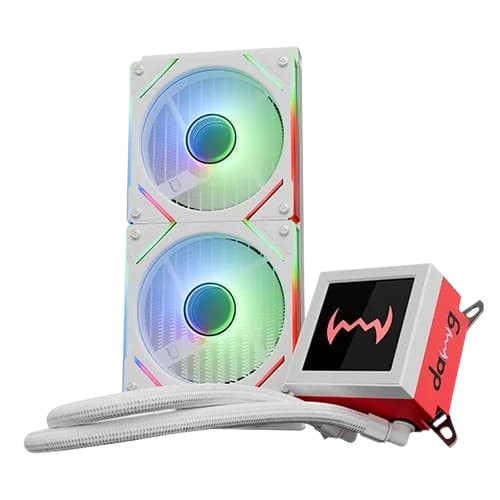 Dawg L240 AIO ARGB 240mm White CPU Liquid Cooler