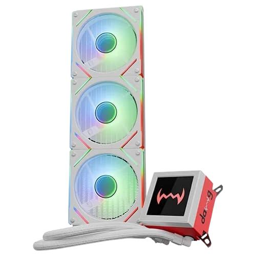 Dawg L360 AIO ARGB 360mm White CPU Liquid Cooler