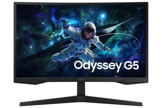 Samsung 68.5 cm (27) Odyssey G5 QHD Curved Gaming Monitor with 165Hz refresh rate