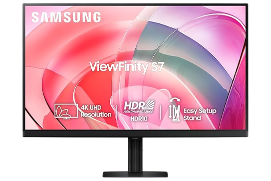 Samsung 68.47 cm (27) 4K UHD ViewFinity S7 Monitor with IPS panel