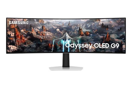 Samsung 1.24 m (49) Odyssey OLED G9 2K DQHD Gaming Monitor with 240Hz refresh rate