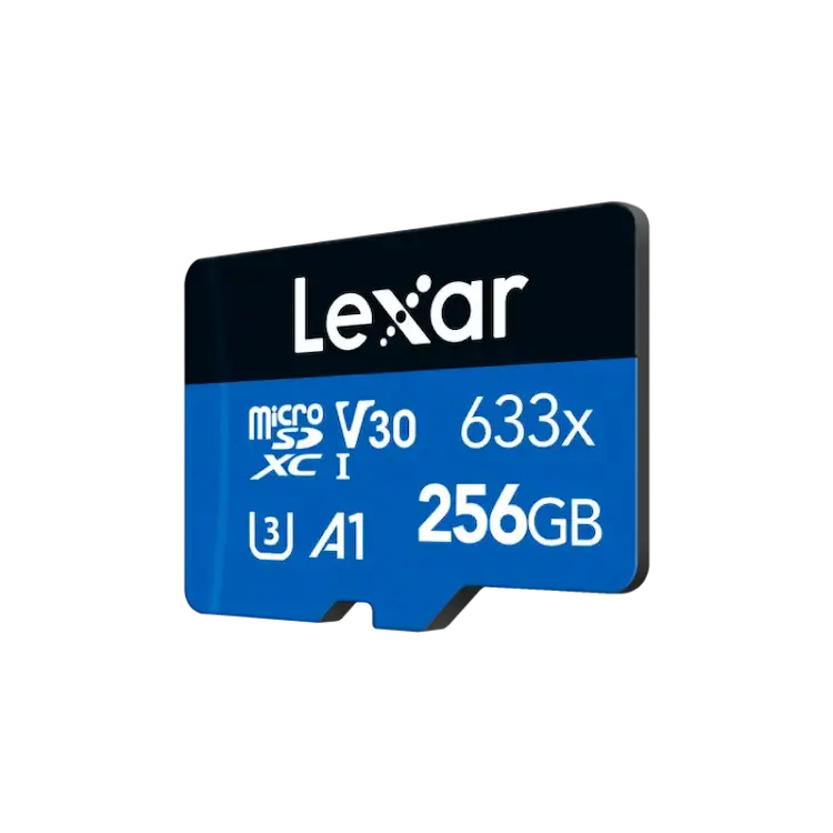 Lexar 256GB Memory Card  33X UHS-I V30 U3 4K UHD- LSDMI256BB633A