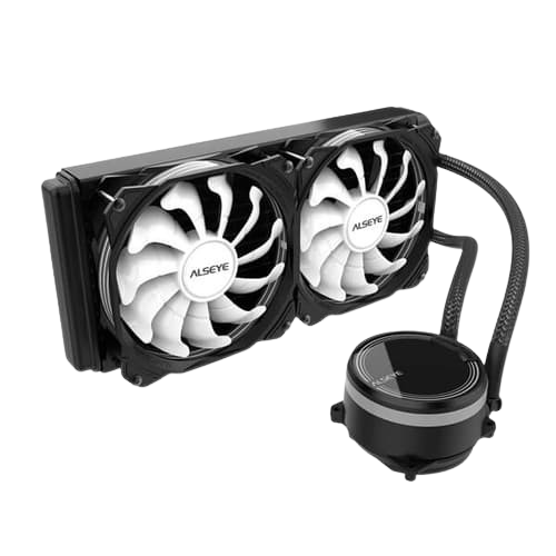 Alseye M240B ARGB 240mm CPU Liquid Cooler (Black)