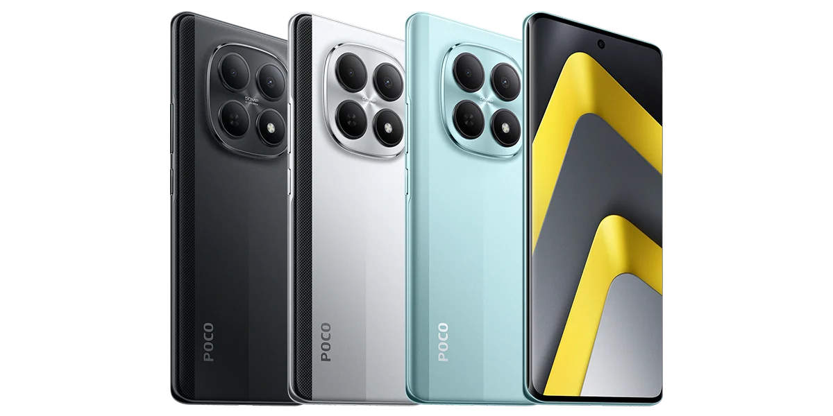 POCO M8 5G - Silver 6.77" 120Hz Flow AMOLED display Snapdragon 6 Gen 3