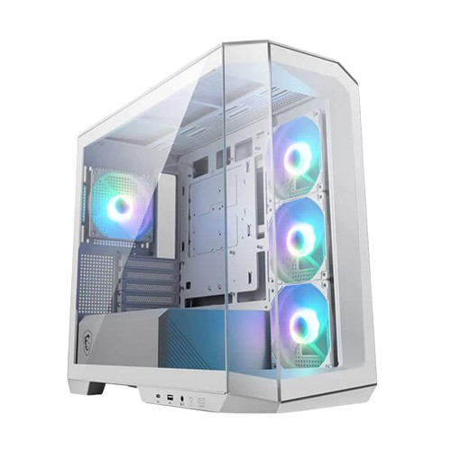 MSI MAG PANO M100R PZ ARGB (M-ATX) Mid Tower Cabinet (White)