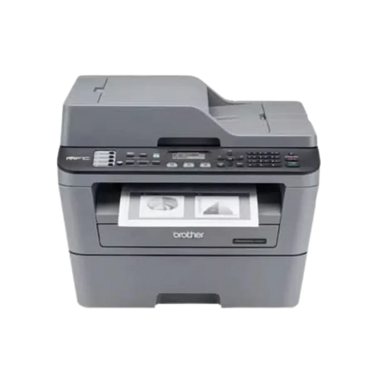 Brother MFC-L2701DW Mono Laser Multifunction Printer | Print Scan Copy Fax | 30ppm | Auto Duplex | Wi-Fi | 35-Sheet ADF | 250-Sheet Tray