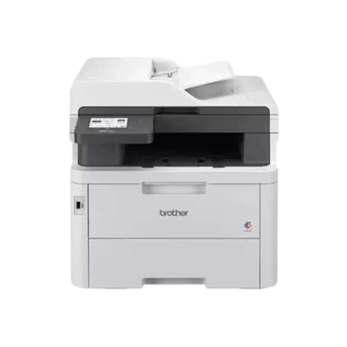 Brother MFC-L3760CDW Colour Laser Multifunction Printer | Print Scan Copy Fax | 26ppm | Auto Duplex | Wi-Fi | 50-Sheet ADF | 3.5" Colour Touchscreen