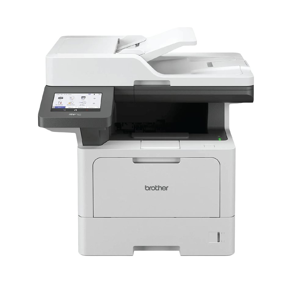 Brother MFC-L5915DW Mono Laser Multifunction Printer | Print Scan Copy Fax | 50ppm | Auto Duplex | Wi-Fi | 70-Sheet ADF | 5" Colour Touchscreen