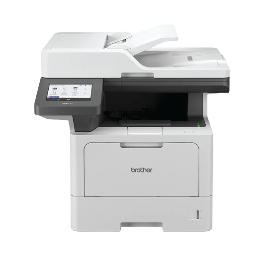 Brother MFC-L5915DW Mono Laser Multifunction Printer | Print Scan Copy Fax | 50ppm | Auto Duplex | Wi-Fi | 70-Sheet ADF | 5" Colour Touchscreen