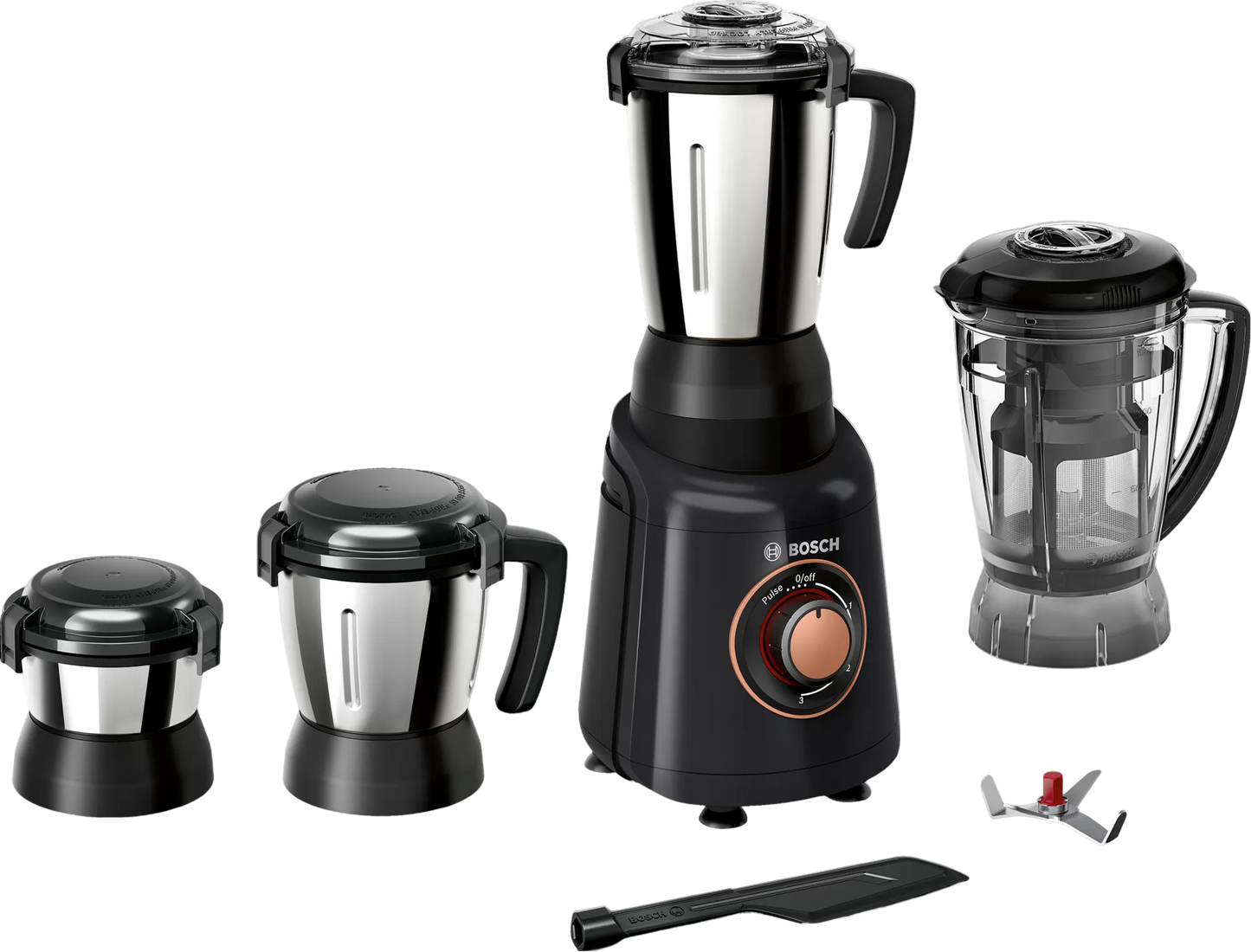 BOSCH Mixer Grinder TrueMixx Radiance 600 W Black