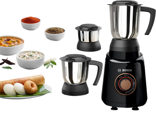 BOSCH  Mixer Grinder TrueMixx Joy 750 W Black