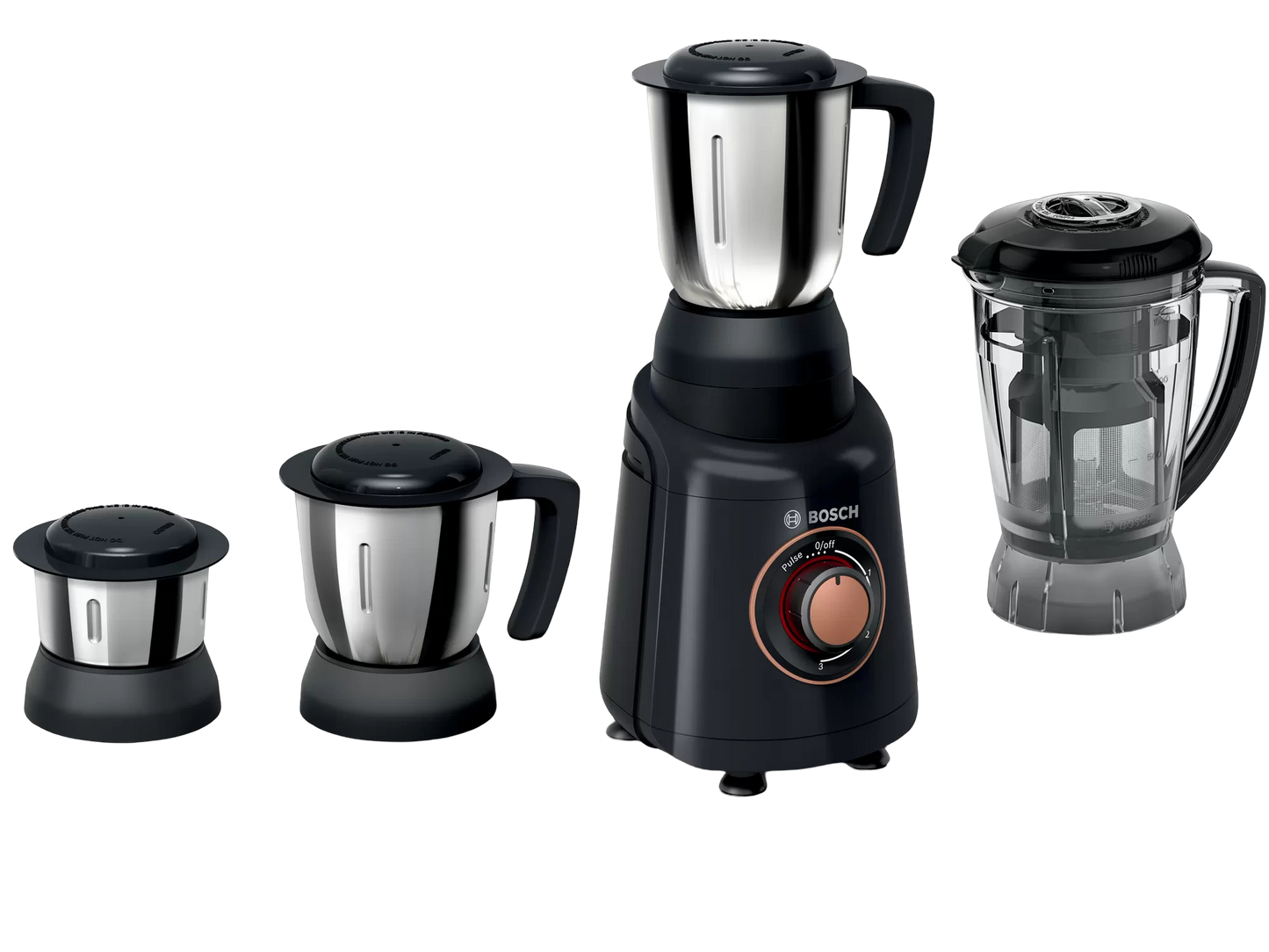 BOSCH  Mixer Grinder TrueMixx Joy 750 W Black