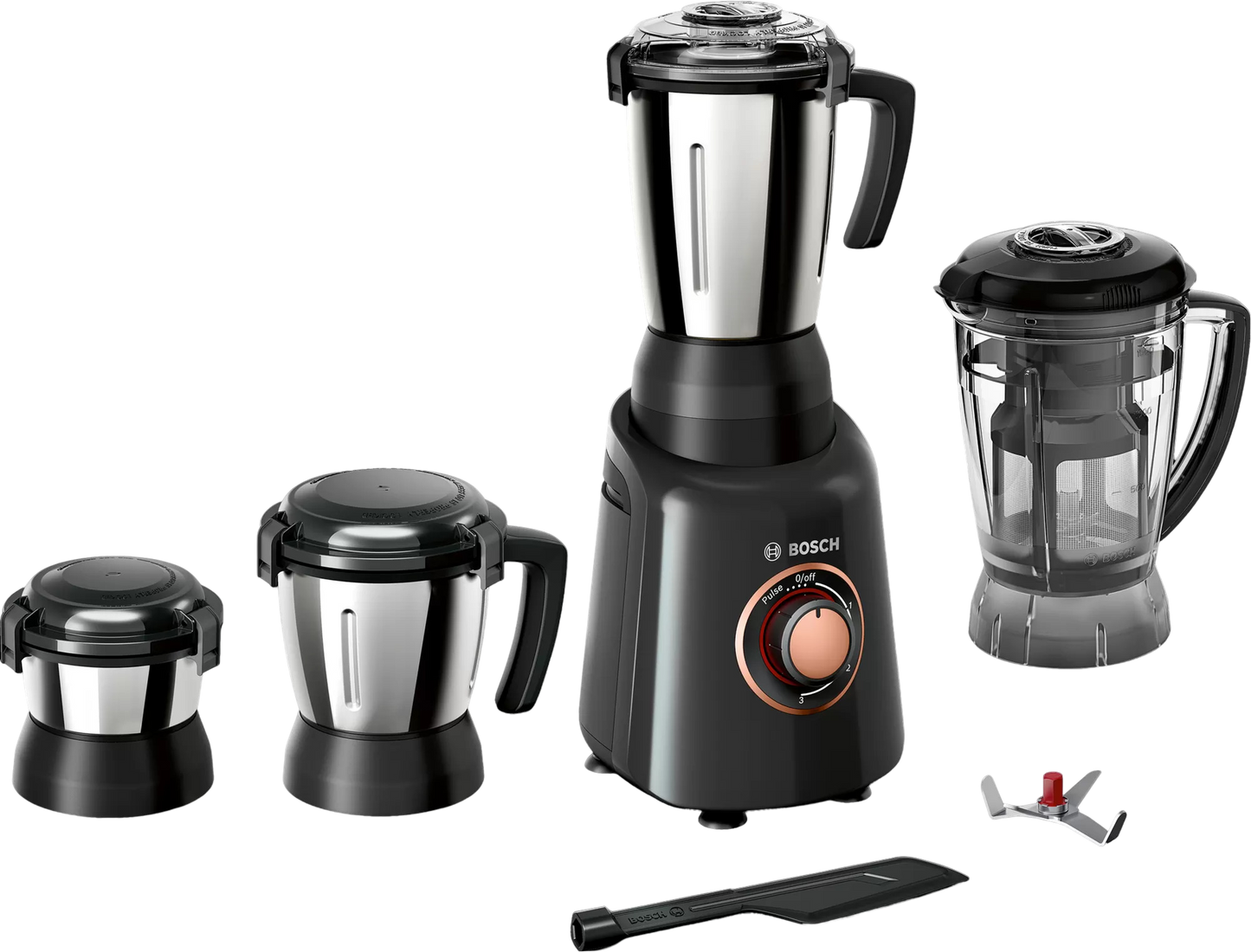 BOSCH  Mixer Grinder TrueMixx 750 W Black