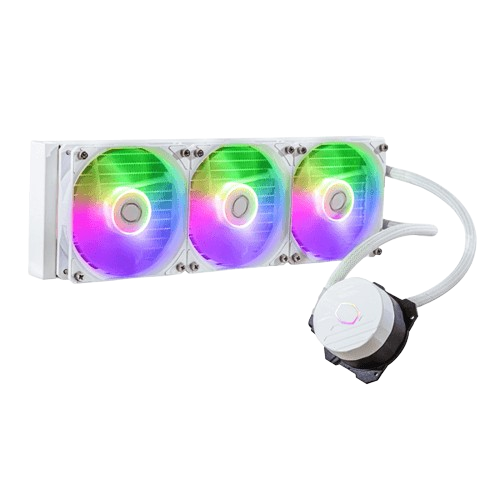 Cooler Master MasterLiquid 360L Core ARGB 360mm CPU Liquid Cooler (White)