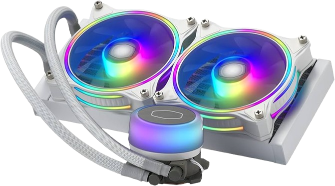 Cooler Master MasterLiquid ML240 Illusion ARGB White Edition CPU Liquid Cooler