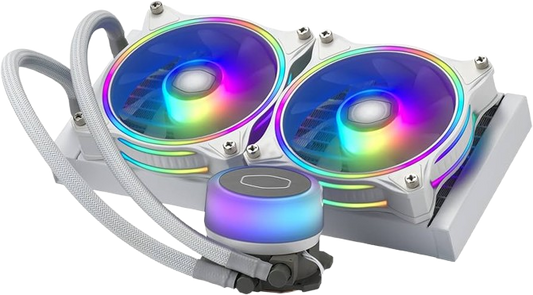 Cooler Master MasterLiquid ML240 Illusion ARGB White Edition CPU Liquid Cooler