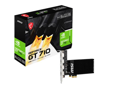 MSI GEFORCE GT 710 2GD3H 4HDMI GAMING GRAPHICS CARD