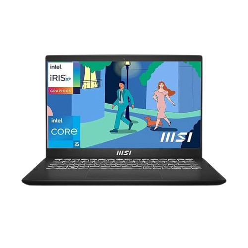 MSI Modern 14 Business Laptop | Intel Core i5 12th Gen 1235U | 16 GB | 512 GB SSD | Classic Black | C12MO-1212IN