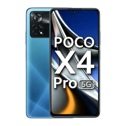POCO X4 Pro 5G, 8 GB RAM, 128 GB ROM, Laser Blue, Smartphone