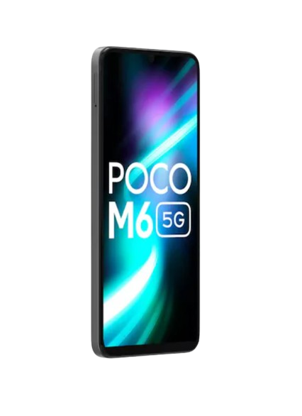 POCO M6 5G, 4GB RAM, 128GB ROM, Galactic Black, Smartphone