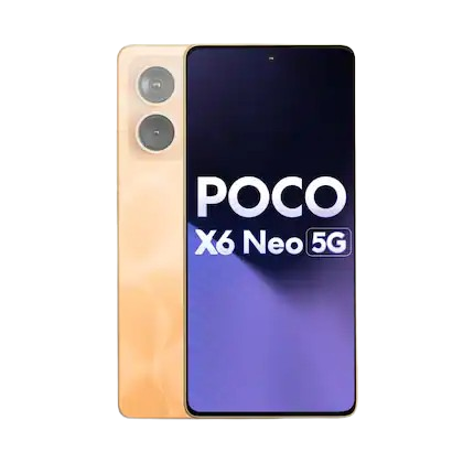 POCO X6 Neo 256 GB, 12 GB RAM, Mobile Phone, Orange