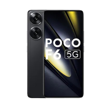 Poco F6 5G 256 GB, 8 GB RAM, Poco Black, Mobile Phone