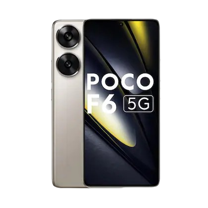 Poco F6 5G 256 GB, 8 GB RAM, Poco Titanium, Mobile Phone
