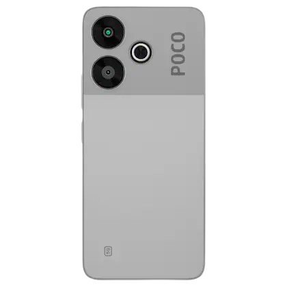 POCO M6 Plus 128 GB, 6 GB RAM, Silver, Mobile Phone