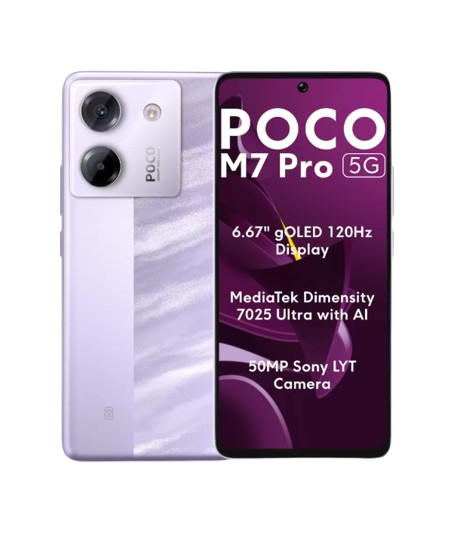 POCO M7 Pro 5G, 8GB RAM, 256GB, Lavender Frost