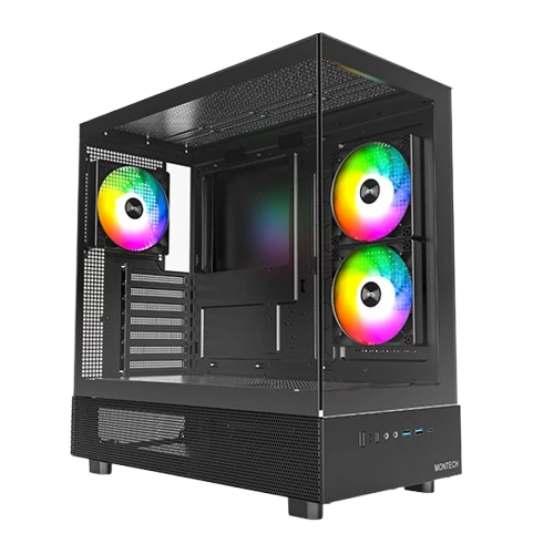 Montech XR Mid-Tower ATX Cabinet (Black)