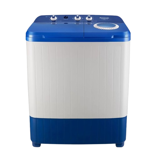 పానాసోనిక్ 6.5 కిలోల 5 స్టార్ సెమీ-ఆటోమేటిక్ టాప్ లోడింగ్ వాషింగ్ మెషిన్ (NA-W65L7ARB, బ్లూ, పవర్‌ఫుల్ మోటార్, యాక్టివ్ ఫోమ్ సిస్టమ్, ఎఫెక్టివ్ వాష్ పల్సేటర్, 2023 మోడల్)