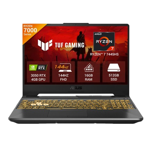 ASUS TUF Gaming A15 AMD Ryzen7 7445HS 16GB 512GB 15.6 FHD RTX 3050 GPU Windows11 MSO + Microsoft 365 Basic) FA506NCG-HN200WS