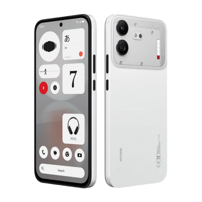 Nothing Phone (4b) 5G Smartphone | 8GB RAM + 256GB Storage | 6.77-inch Super AMOLED Display | 120Hz Refresh Rate | Qualcomm Snapdragon 6 Gen 4 Processor | 50MP OIS + 8MP Ultra-Wide Rear Camera | 16MP Front Camera | 6000mAh Battery | 33W Fast Charging