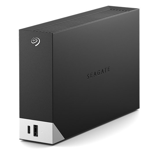 Seagate One Touch Hub 4TB Desktop External HDD / USB-C & USB 3.0 - STLC4000400