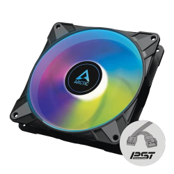 Arctic P14 PWM PST ARGB Black Cabinet Cooling Fan (Single Pack)