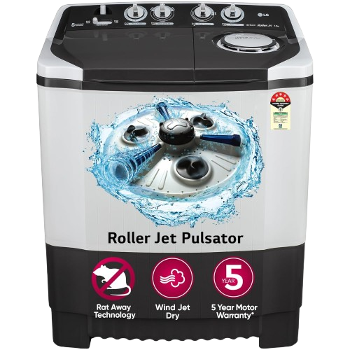 LG 10Kg ఫ్రంట్ లోడ్ వాషింగ్ మెషిన్, AI డైరెక్ట్ డ్రైవ్™, మిడిల్ బ్లాక్