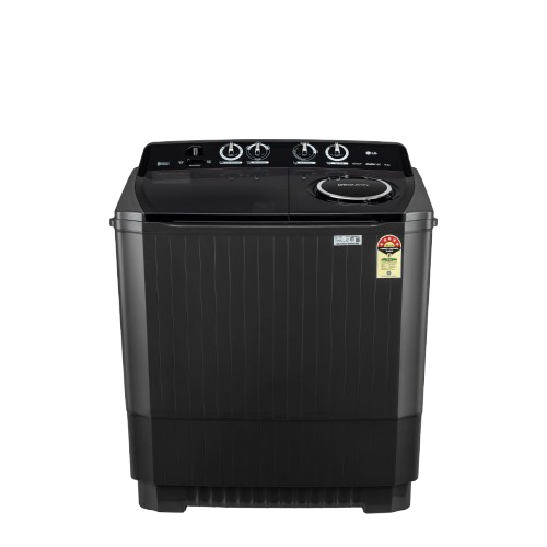LG 8.5Kg సెమీ ఆటోమేటిక్ టాప్ లోడ్ వాషింగ్ మెషిన్, రోలర్ జెట్ పల్సేటర్ + సోక్, ఫుల్ బ్లాక్