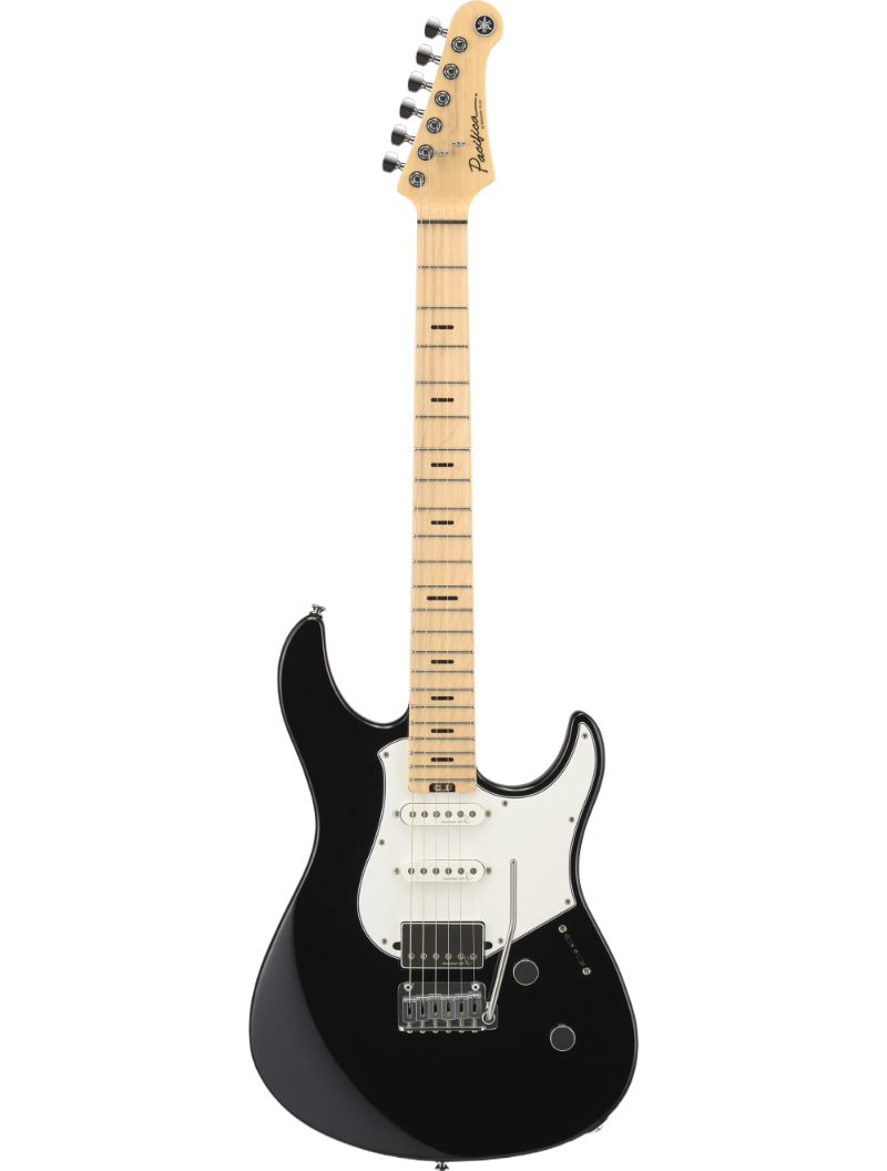 Yamaha Pacifica Standard Plus PACS+12M Black Electric Guitar (Gig Bag Included)