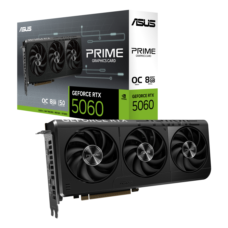 ASUS Prime GeForce RTX 5060 OC Edition 8GB GDDR7 - PRIME-RTX5060-O8G