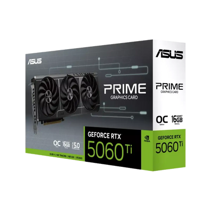 ASUS Prime GeForce RTX 5060 Ti 16GB GDDR7 OC Edition Graphics Card