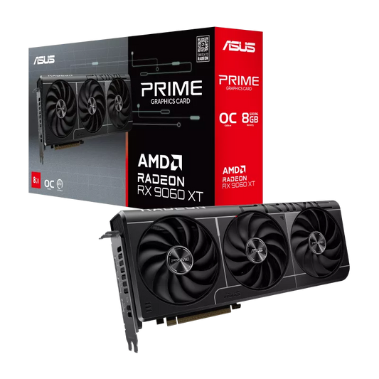 ASUS Prime Radeon RX 9060 XT 8GB GDDR6 OC Edition - PRIME-RX9060XT-O8G