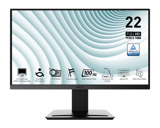 MSI PRO MP223 21.45 Inch Full HD Office LCD Monitor