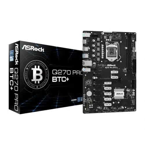 ASRock Q270 Pro BTC Plus ATX Motherboard