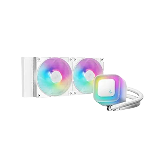 Deepcool LE240 V2 ARGB 240mm White CPU Liquid Cooler